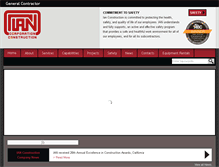 Tablet Screenshot of ianconstructionguam.com